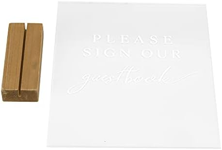 Hanna Roberts Set of 3 Wedding Signs with Holder
