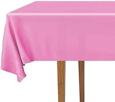 DecorRack 12-Pack Fuchsia Tablecloths for Parties