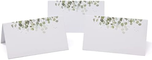 Gift Boutique 100 Pack Eucalyptus Place Cards 1