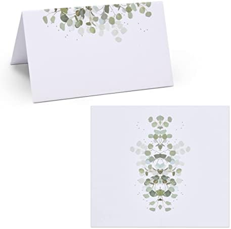 Gift Boutique 100 Pack Eucalyptus Place Cards 1