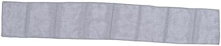 MAGICLULU Rustic Gray Table Runner Imitated Linen Design
