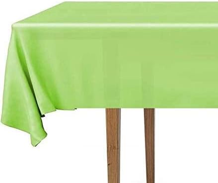 DecorRack 12 Pack Heavy-Duty Tablecloths - Lime Green