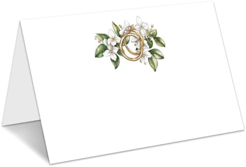 Floral Wedding Place Cards 25 Pack