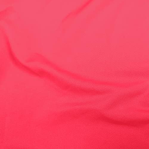 2 Pack 8FT Fuchsia Spandex Tablecloth Stretch Fitted for Rectangular Table