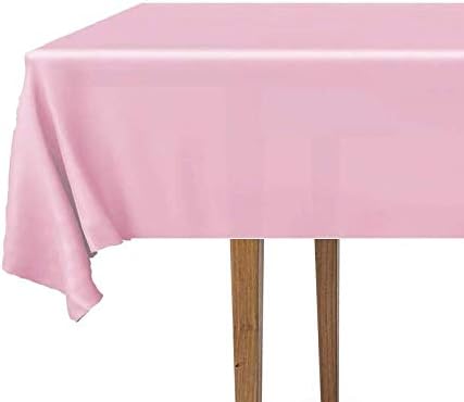 DecorRack 6-Pack Light Pink Tablecloths 54 x 108 Inch