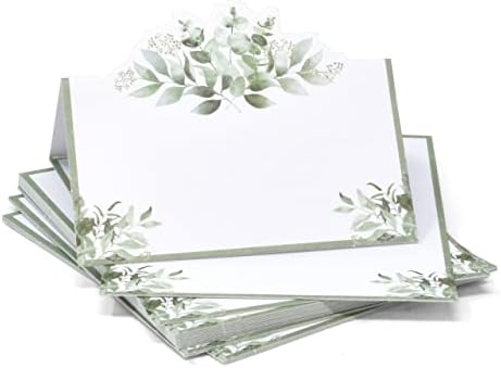 Gift Boutique 100 Pack Eucalyptus Place Cards
