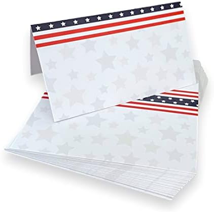 DESERT MERCANTILE Patriotic Place Cards 25 Pack