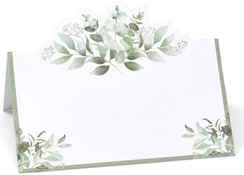Gift Boutique 100 Pack Eucalyptus Place Cards