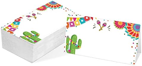 Mexican Fiesta Themed Place Cards Pack of 25