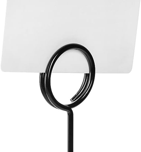 Tosnail 12 Pack 12 Inch Tall Table Number Holders Black