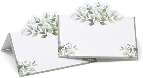 Gift Boutique 100 Pack Eucalyptus Place Cards