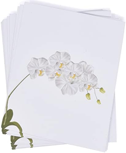 Gift Boutique 100 Pack White Orchid Place Cards