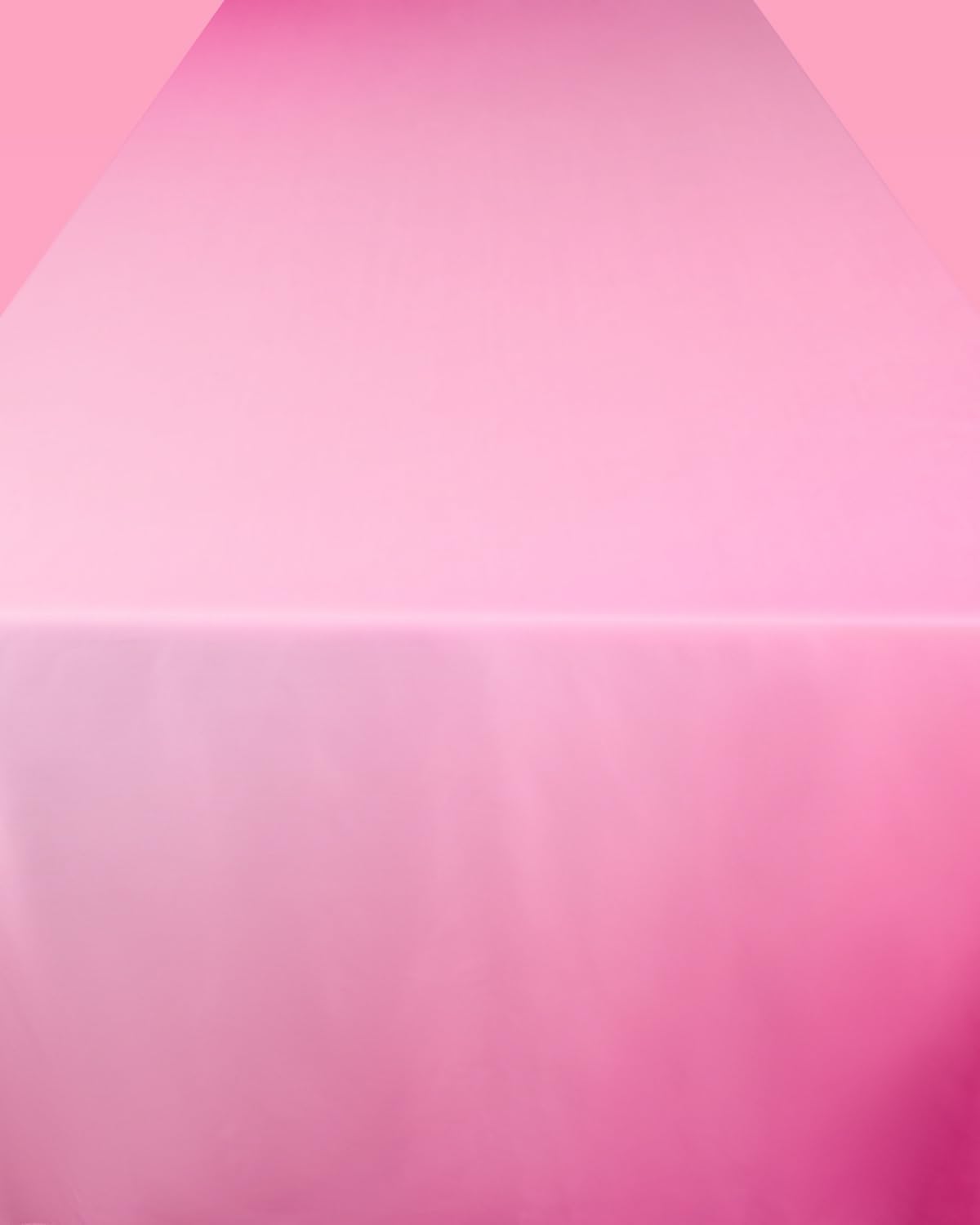 Pink Gradient Washable Tablecloth 9x4 Feet