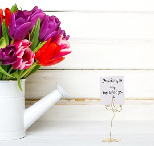 Stobok Table Number Holders 8PCS Metal Set