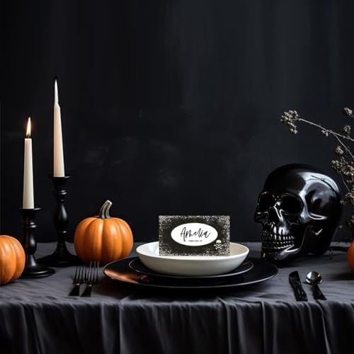 Andaz Press Halloween Place Cards 24 Pack 2x35 Inch