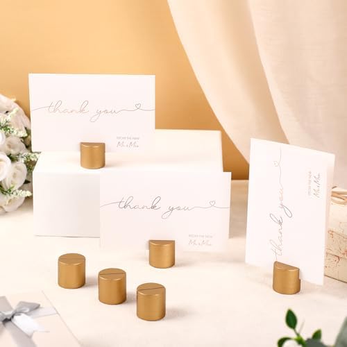 24 Pcs Wooden Place Card Stands for Wedding and Events