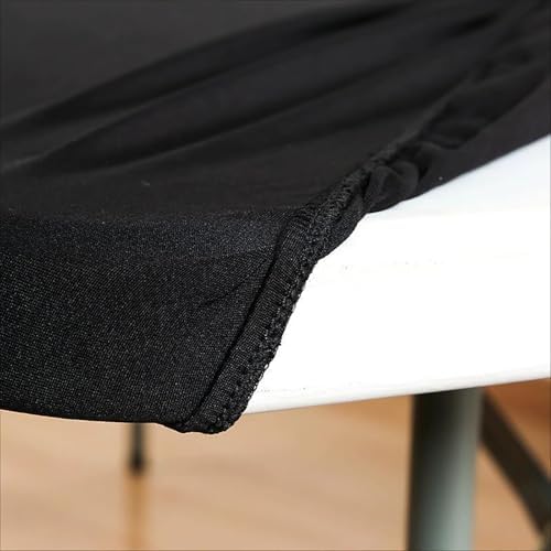 Stretchy Rectangle Tablecover for 5ft Tables Washable Spandex Tablecloth Protector