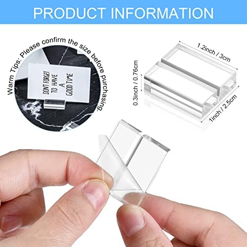 Yalikop Acrylic Place Card Holders 25 Piece Set