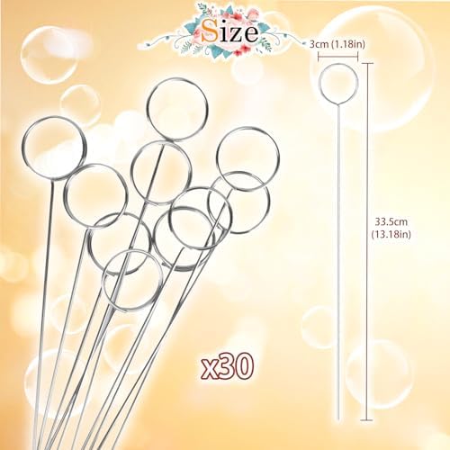 30 Pcs Silver Metal Wire Place Card Holders
