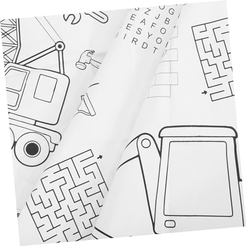Birthday Party Table Cloth with Graffiti Design for Boys and Girls Celebrations
