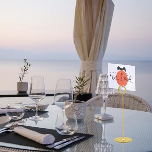 Urban Deco 16 Piece Table Card Holder Set Gold
