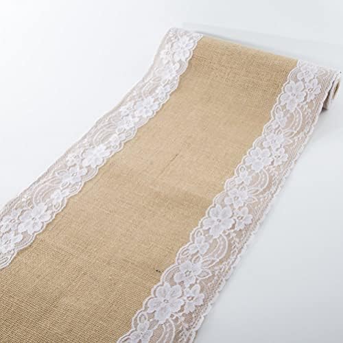 Elegant Rustic Lace Table Runner for Weddings and Parties