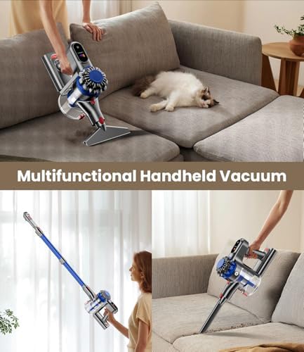 KARDV Cordless Vacuum Cleaner 500W 40KPa 60Mins 8 in 1