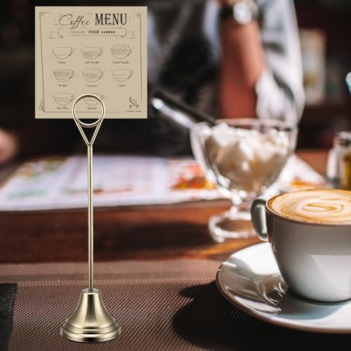 Marspark 16 Pcs 8 Inch Metal Table Number Holders