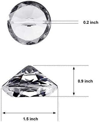 Boao 24 Pack Diamond Table Number Holders
