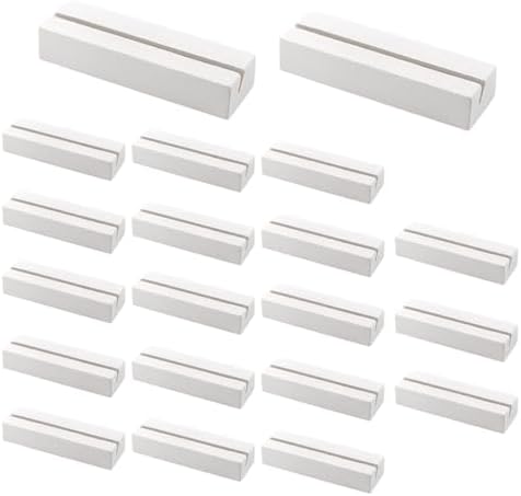 20pcs Wood Place Card Holder for Events and Decor