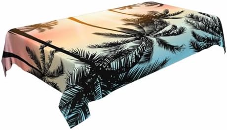 TKS MITLAN Tropical Tablecloth 60x84 Inch Rectangle Dinner Party Decor