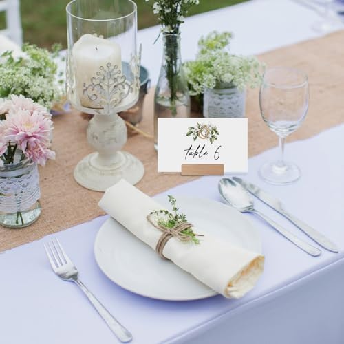 Floral Wedding Place Cards 25 Pack