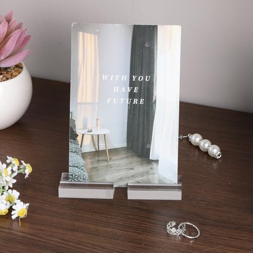 12 PCS Clear Acrylic Place Card Holders for Table