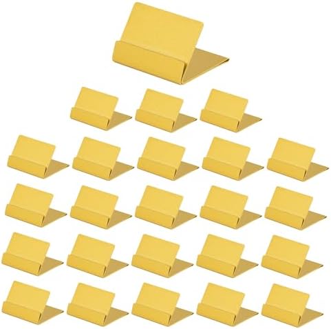 Urban Deco Gold 24PK Table Card Holder Set
