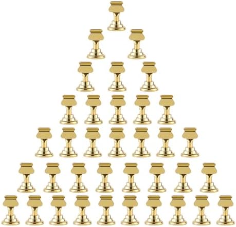 Urban Deco 36 Piece Gold Steel Place Card Holders