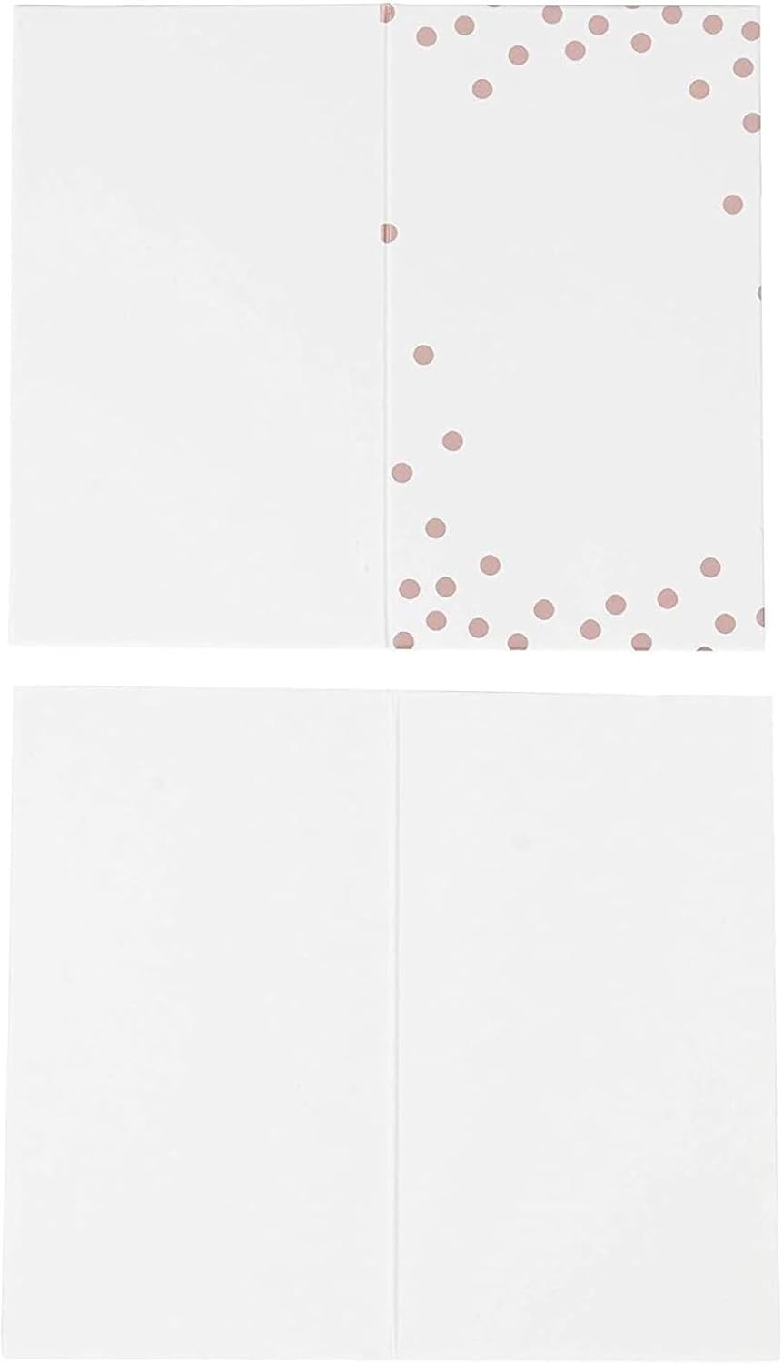 Best Paper Greetings 100 Pack Wedding Place Cards Rose Gold Foil
