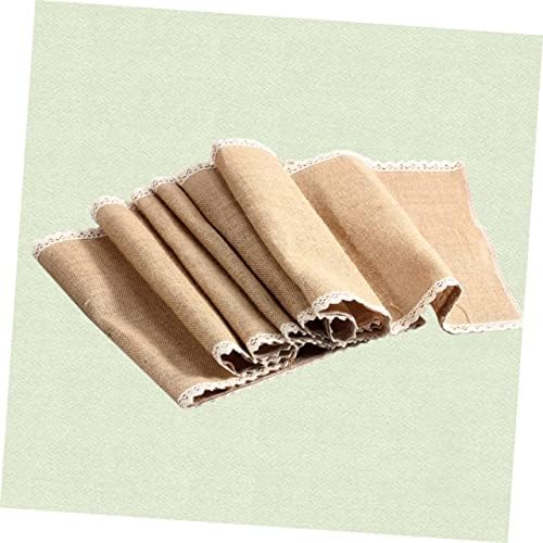 Lace Jute Table Runner 30x275cm for Wedding Events