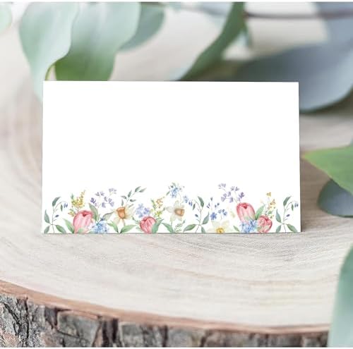 120pcs Wildflower Table Place Cards for Events
