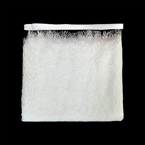 120x14in White Lace Table Runner for Boho Weddings