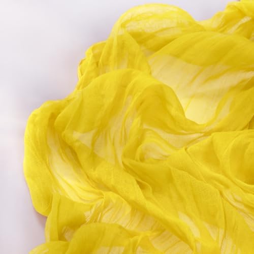 Yellow Cheesecloth Table Runner 6 Pack for Wedding and Baby Shower