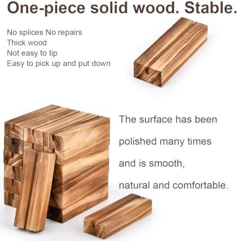 20pcs Wooden Place Card Holders for Wedding and Party Events
