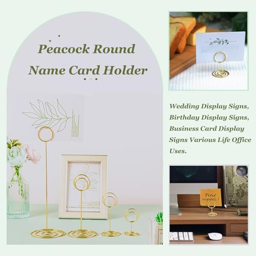20Pcs Table Number Holders Gold 335Inch Wedding Party Use