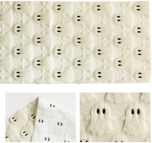 Artoid Mode Beige Ghost Table Runner for Halloween