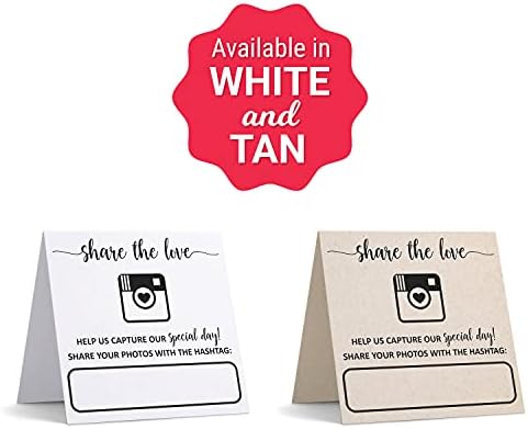 321Done Wedding Hashtag Signs Set of 10
