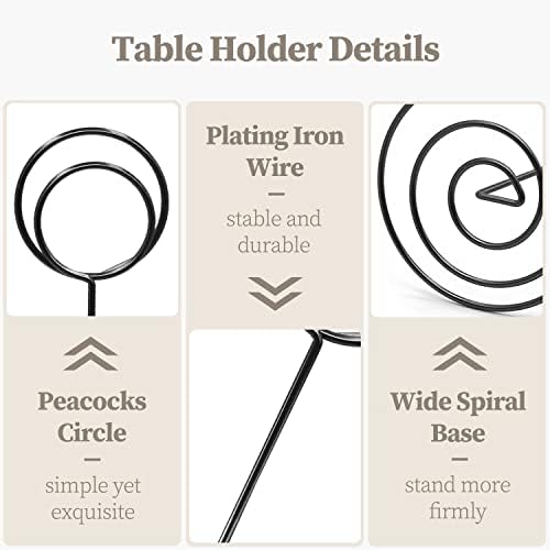 RONTEDA Table Number Holders 10Pcs 875 Inch Tall
