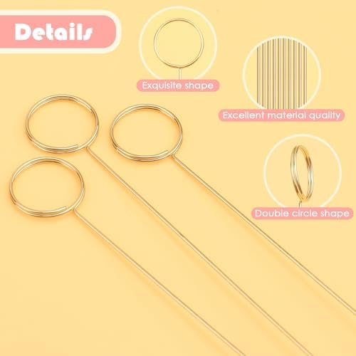 Gegraterwa Picture Holders for Centerpieces 40Pcs Metal Photo Sticks