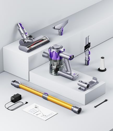 MBYULO Cordless Vacuum Cleaner 450W 40Kpa Powerful Stick Vacuum