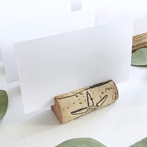 Premium Recycled Cork Place Card Holders Set of 25