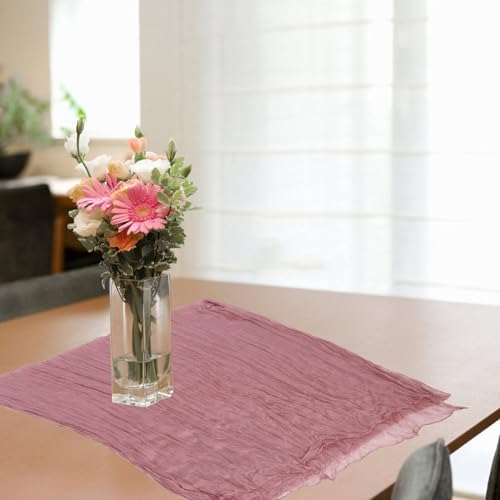 Bohemian Gauze Table Runner for Elegant Decorations