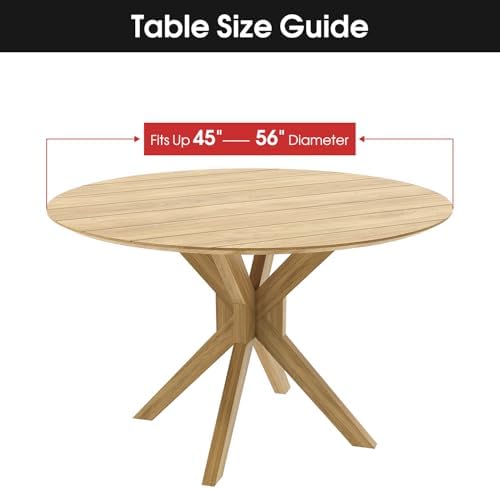 Horaldaily Birthday Tablecloth for 45-56 Round Table